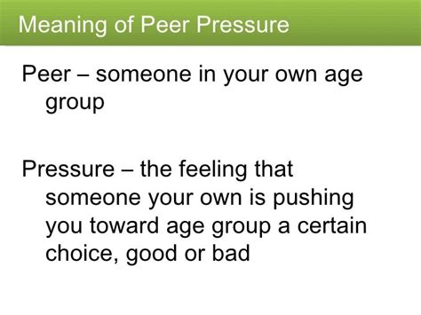 peer pressure in tagalog|PEER PRESSURE Meaning in Tagalog .